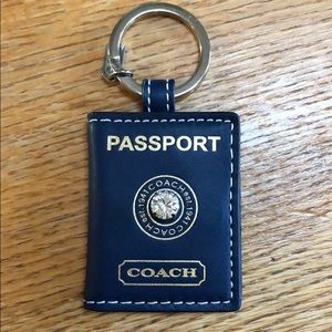 Coach Passport Keychain!